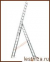 Трехсекционная алюминиевая лестница Эйфель "Ювелир" 3х12