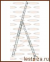 Трехсекционная алюминиевая лестница Эйфель "Ювелир +" 3х14