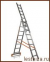 Трехсекционная лестница Эйфель Премьер ТЛ 3х8