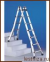 Телескопическая алюминиевая лестница Svelt SCALISSIMA 10+10